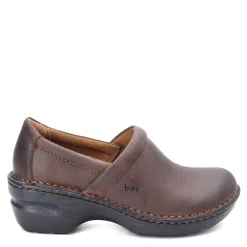 Hot b.o.c Women's , Peggy Clog Brown Oiled