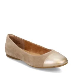 Outlet Born Women's , Batti Flat Taupe/Bronze