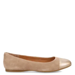 Outlet Born Women's , Batti Flat Taupe/Bronze