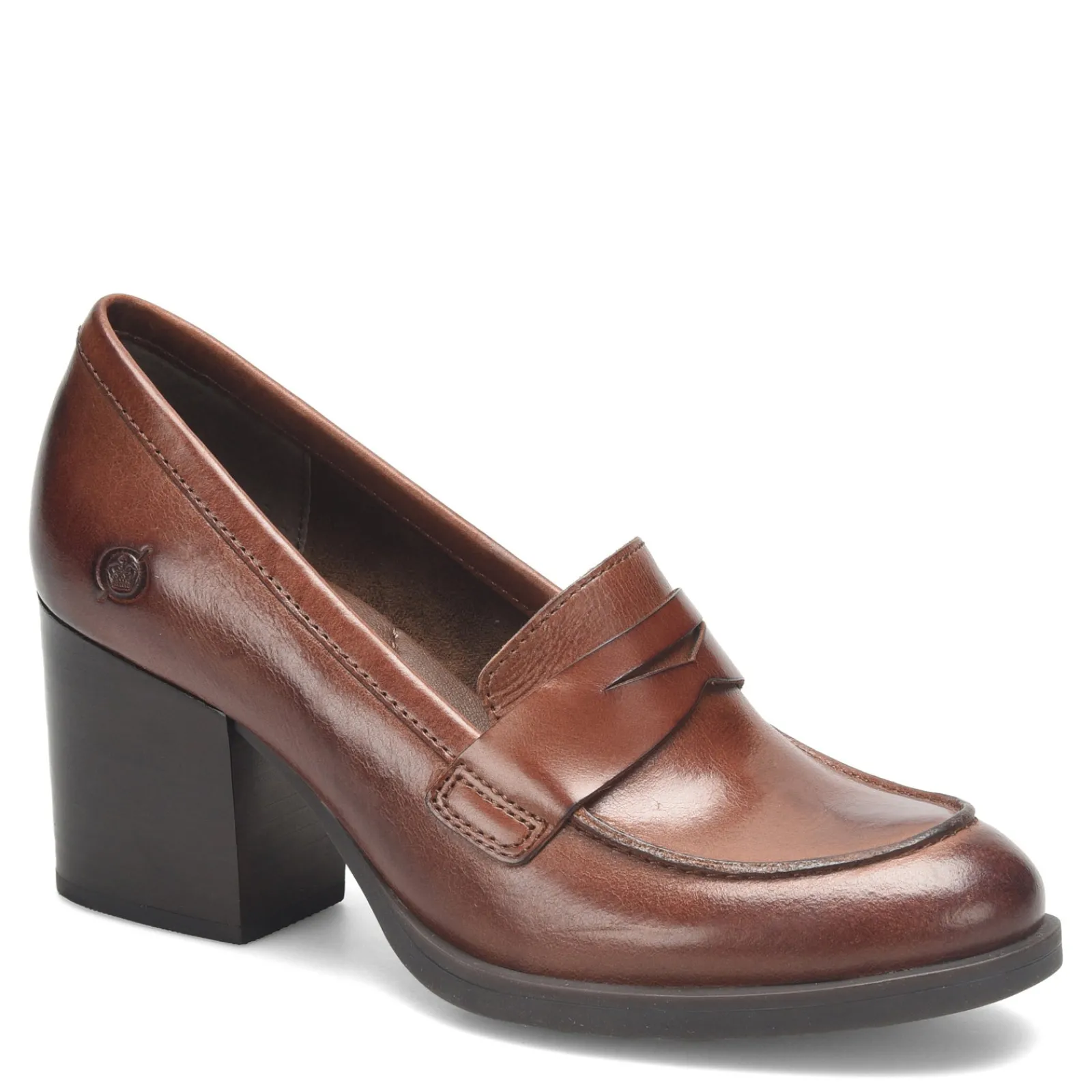 Born Women's , Holliston Loafer Pump Brown