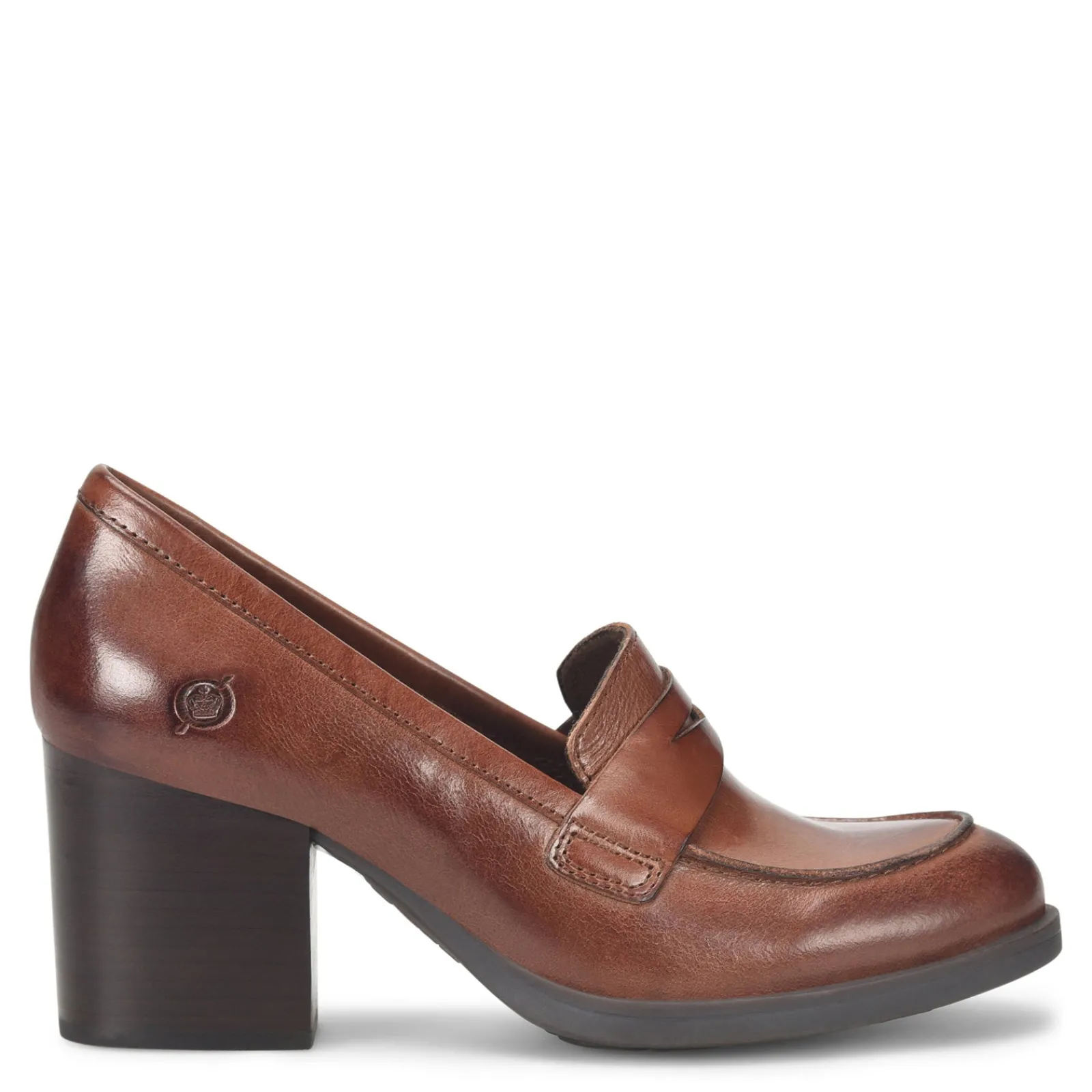 Born Women's , Holliston Loafer Pump Brown