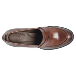 Born Women's , Holliston Loafer Pump Brown