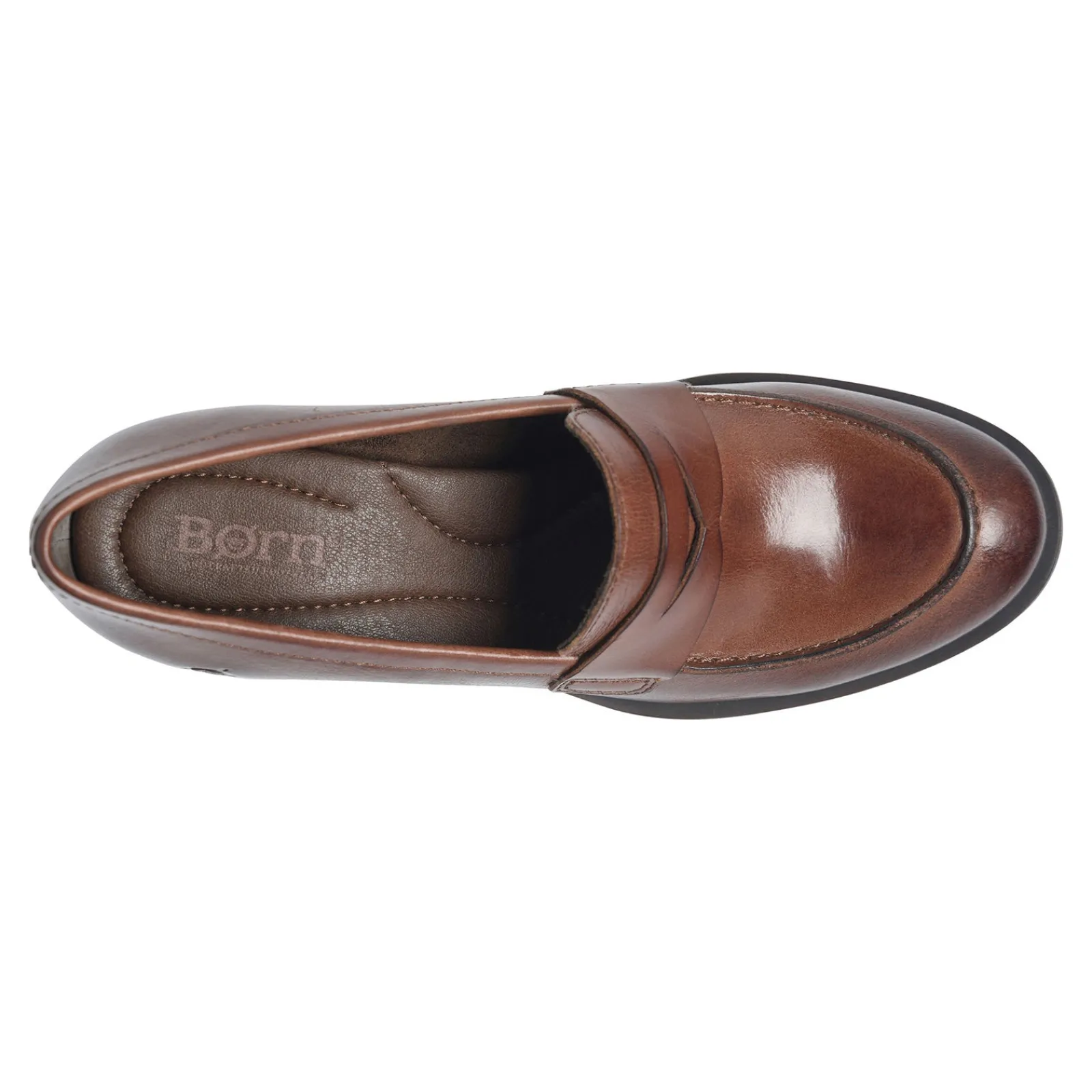 Born Women's , Holliston Loafer Pump Brown