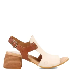 Best Born Women's , Sylvie Sandal White/Brown