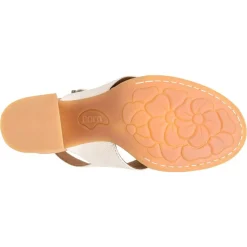 Born Women's , Tessa Sandal White