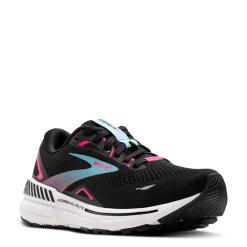 Brooks Women's , Adrenaline GTS 23 GTX Running Shoe Black/Knockout Pink/Aqua