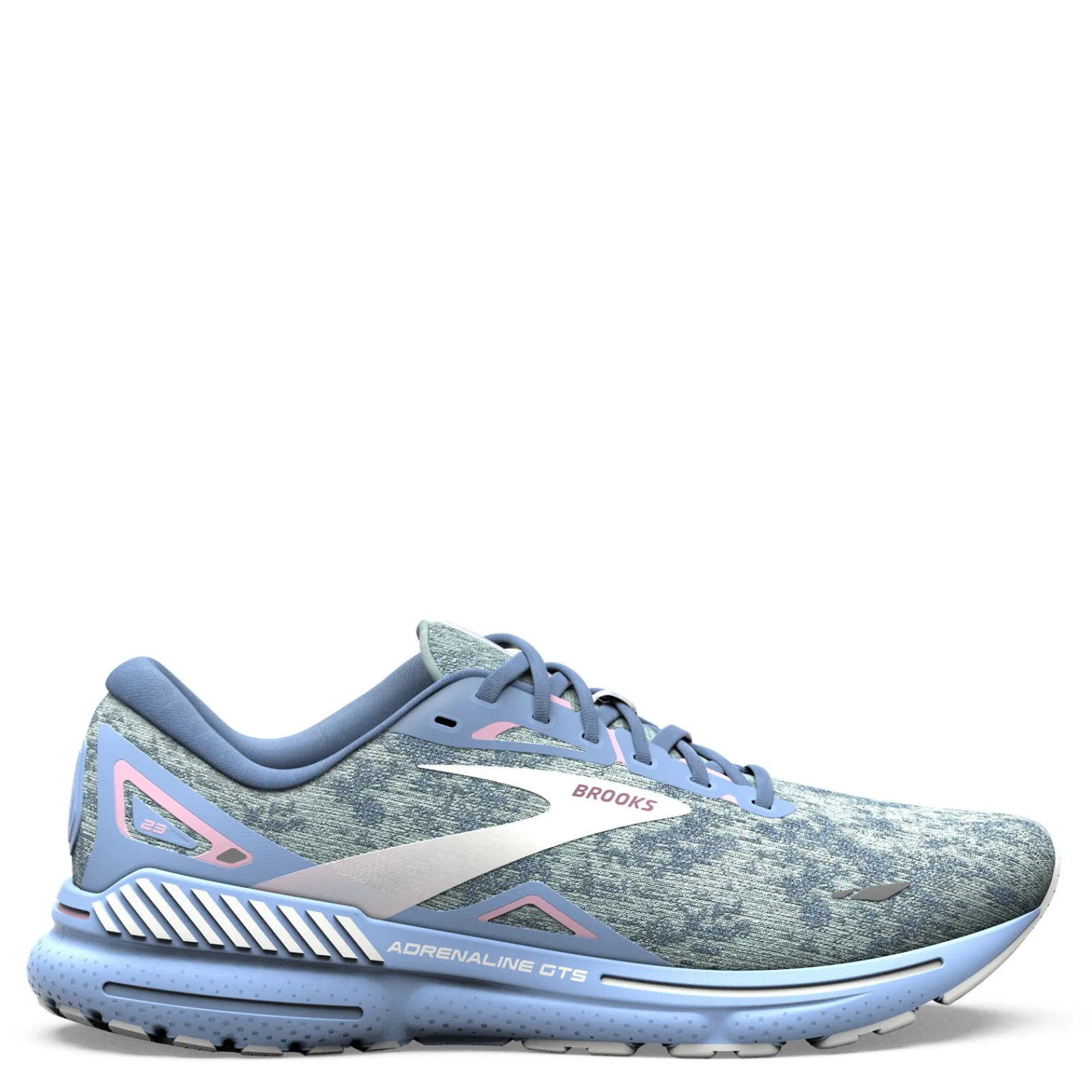 Online Brooks Women's , Adrenaline GTS 23 Running Shoe Blue/Open Air/Pink