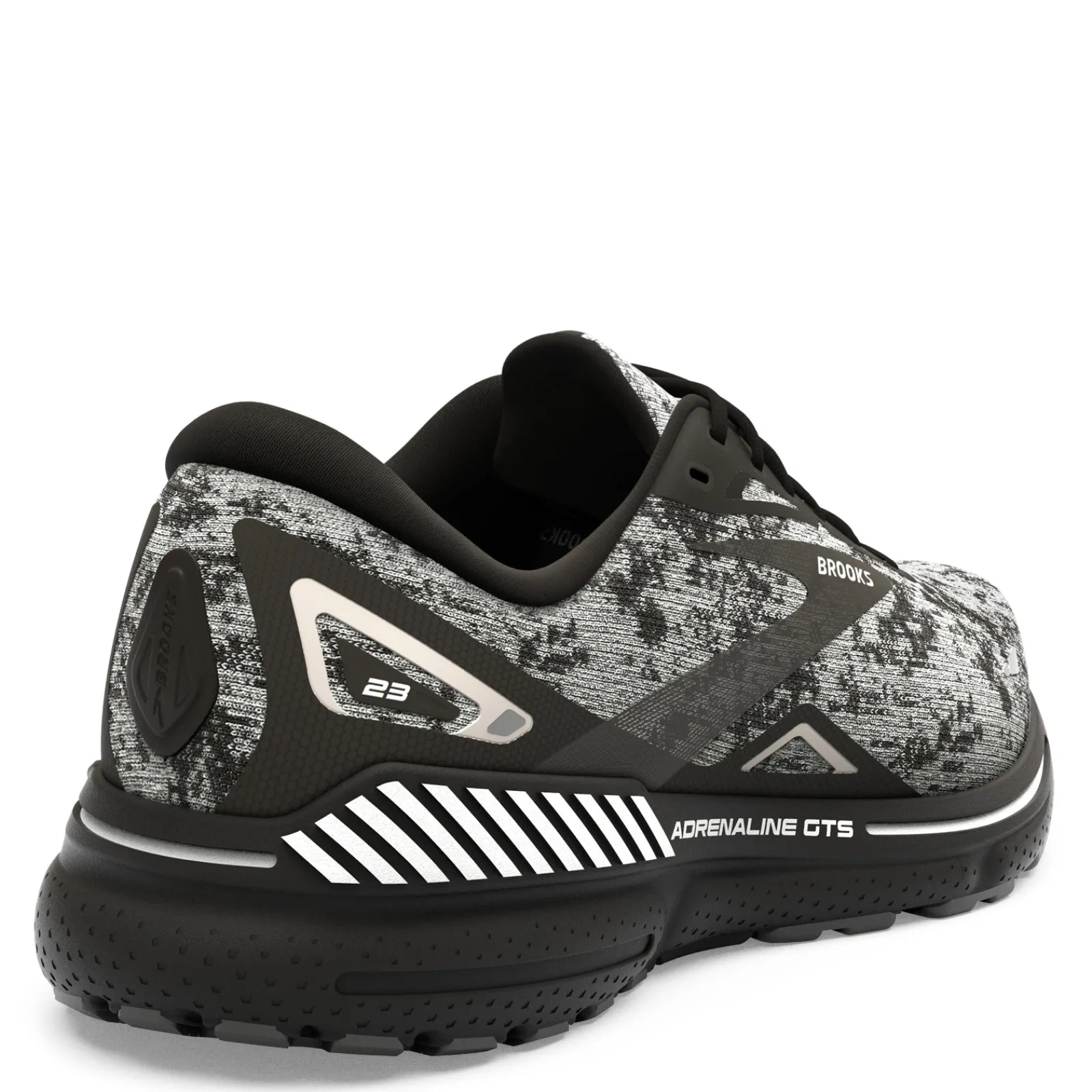 New Brooks Women's , Adrenaline GTS 23 Running Shoe - Wide Width White/Grey/Black