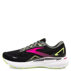 Online Brooks Women's , Adrenaline GTS 23 Running Shoe Black/Pink/Green