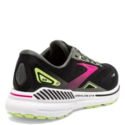 Online Brooks Women's , Adrenaline GTS 23 Running Shoe Black/Pink/Green