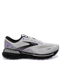 Clearance Brooks Women's , Adrenaline GTS 23 Running Shoe Grey/Black/Purple