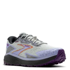 Brooks Women's , Divide 5 Trail Running Shoe Mercury/Ebony/Sweet Lavender