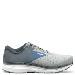 Brooks Women's , Dyad 11 Running Shoe Grey/White/Blue