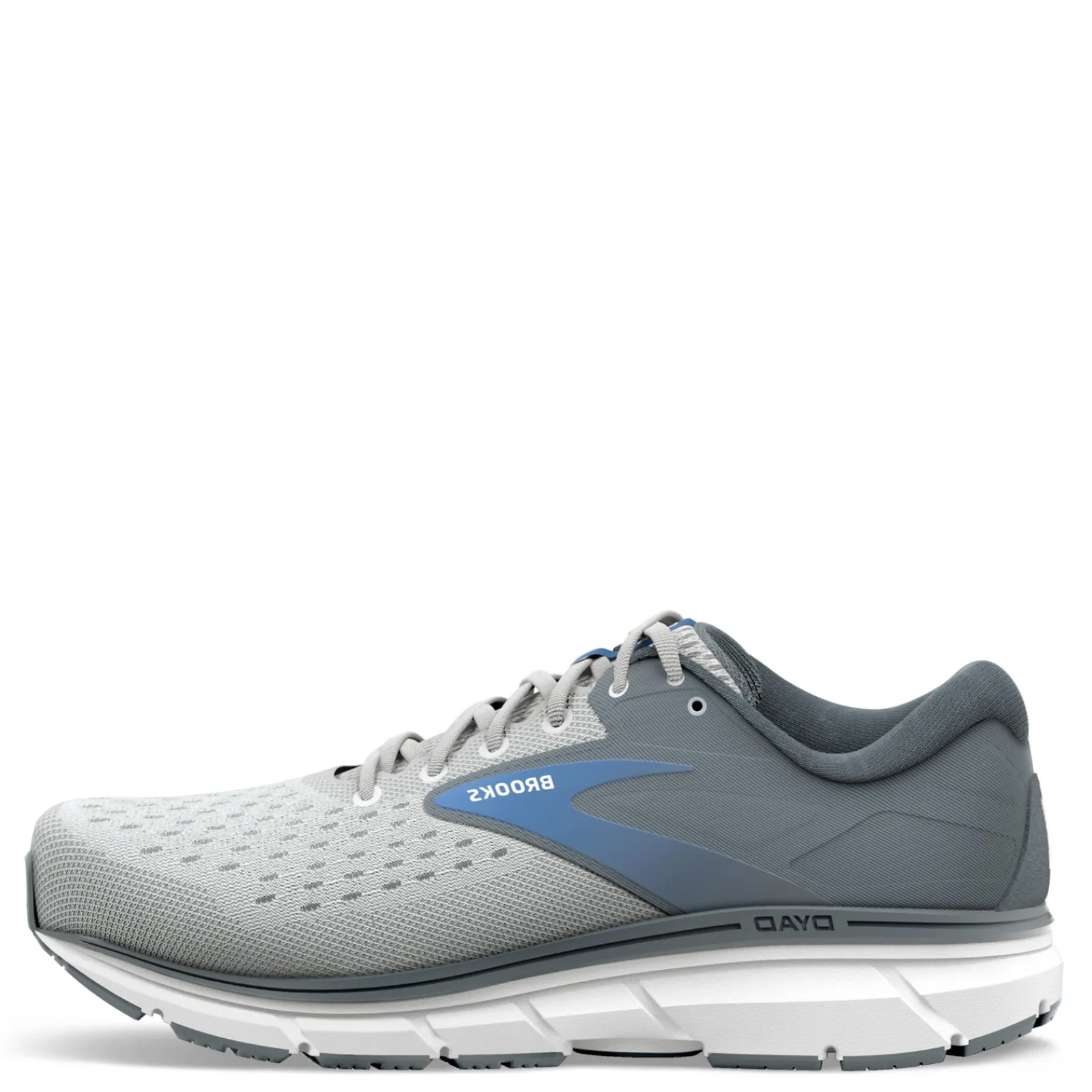 Brooks Women's , Dyad 11 Running Shoe Grey/White/Blue