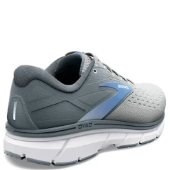 Brooks Women's , Dyad 11 Running Shoe Grey/White/Blue