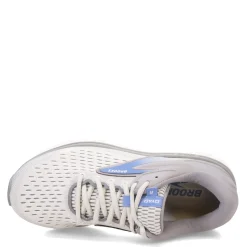 Sale Brooks Women's , Dyad 11 Running Shoe - Wide Width Grey/White/Blue