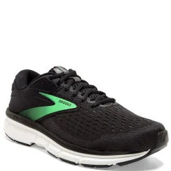 Outlet Brooks Women's , Dyad 11 Running Shoe - Wide Width Black/Ebony/Green