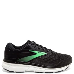 Outlet Brooks Women's , Dyad 11 Running Shoe - Wide Width Black/Ebony/Green