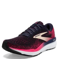 New Brooks Women's , Ghost 16 Running Shoe - Extra Wide Width Peacoat/Raspberry/Apricot