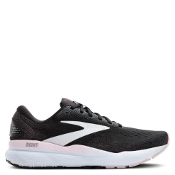 Brooks Women's , Ghost 16 Running Shoe Black/White/Orchid Ice