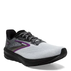 New Brooks Women's , Launch 10 Running Shoe Black/White/Violet