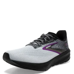 New Brooks Women's , Launch 10 Running Shoe Black/White/Violet
