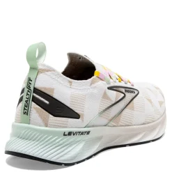 Brooks Women's , Levitate Stealthfit 6 Running Shoe White/Green