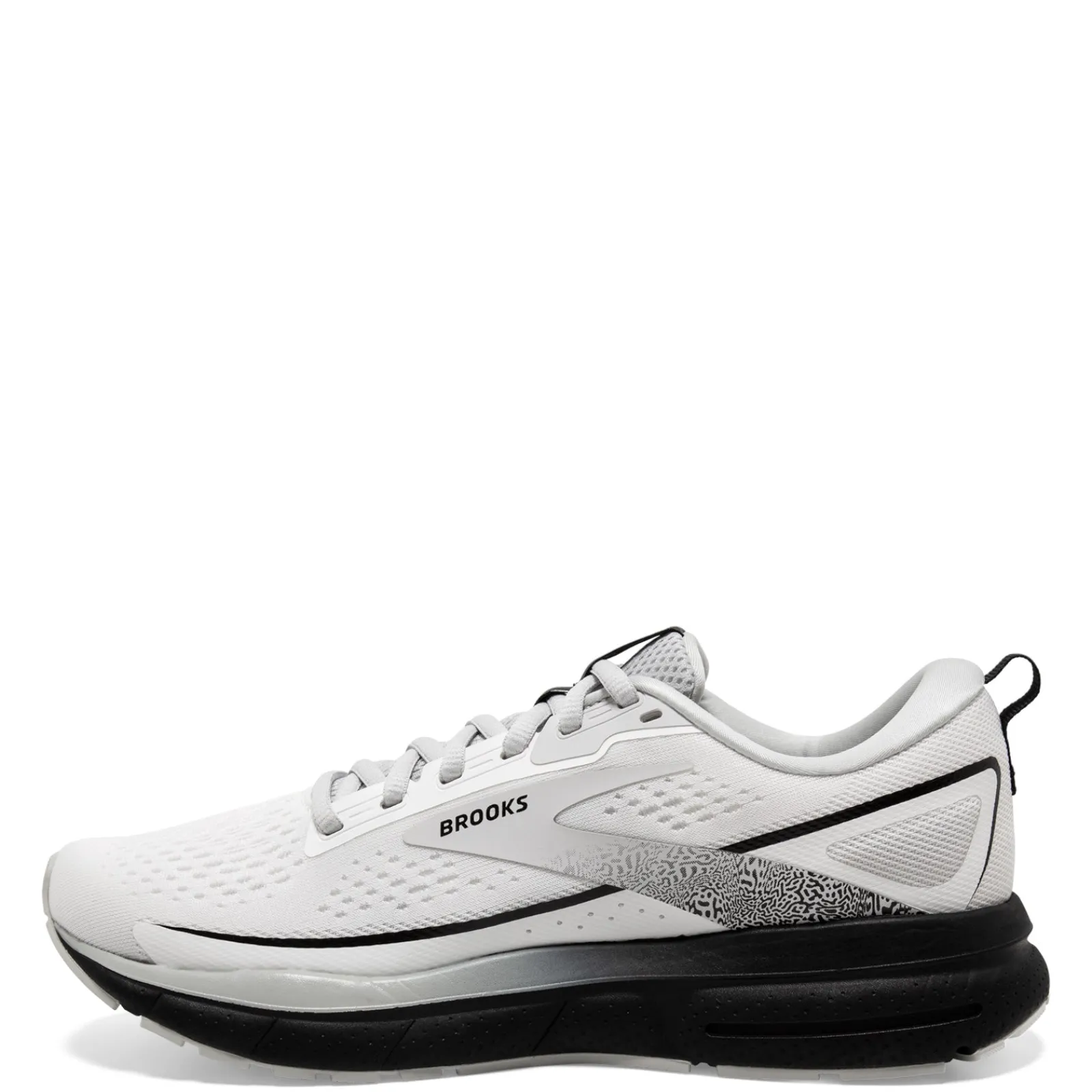 New Brooks Women's , Trace 3 Running Shoe - Wide Width White/Oyster/Black