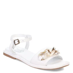 Hot Bueno Women's , Elaine Sandal White