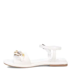 Hot Bueno Women's , Elaine Sandal White