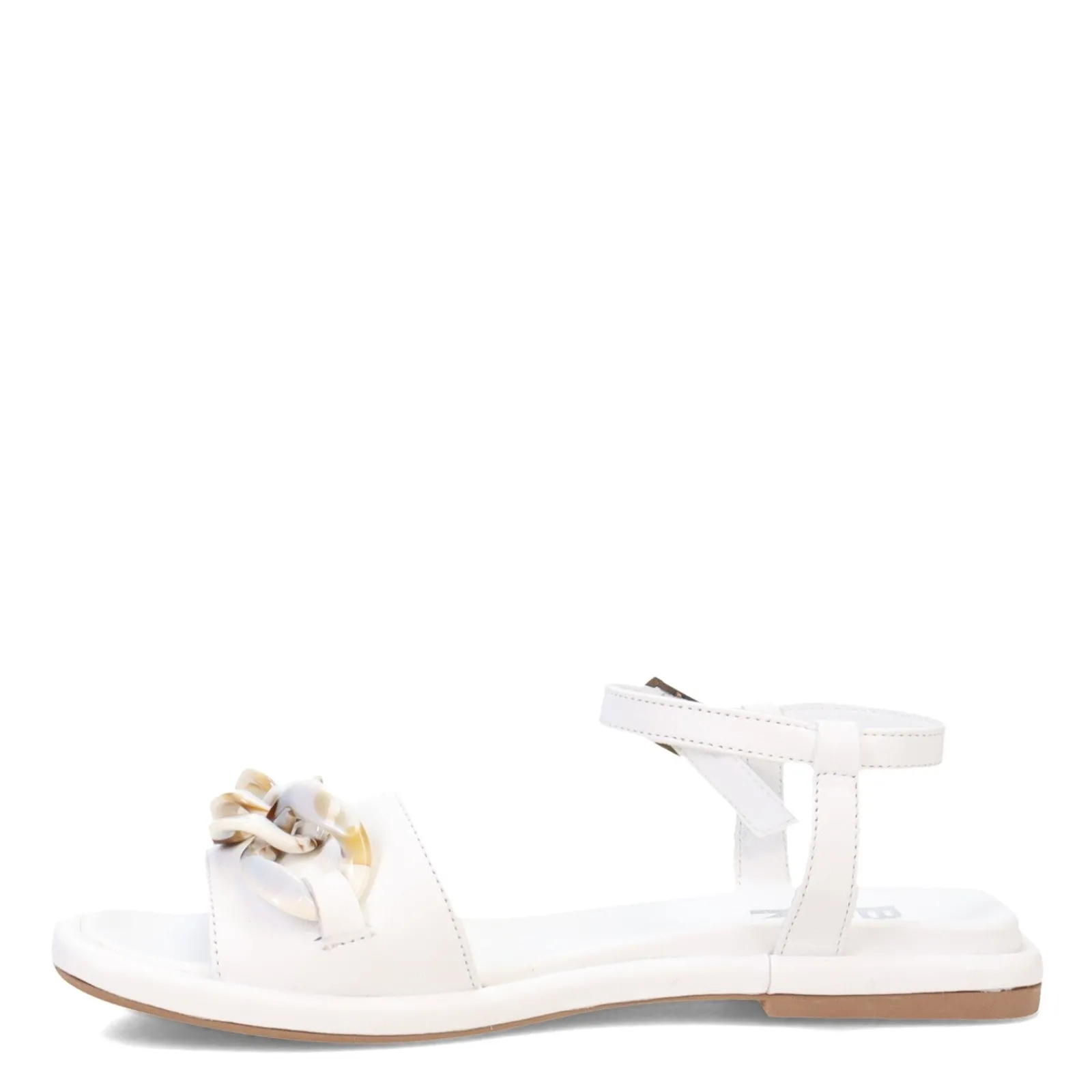 Hot Bueno Women's , Elaine Sandal White