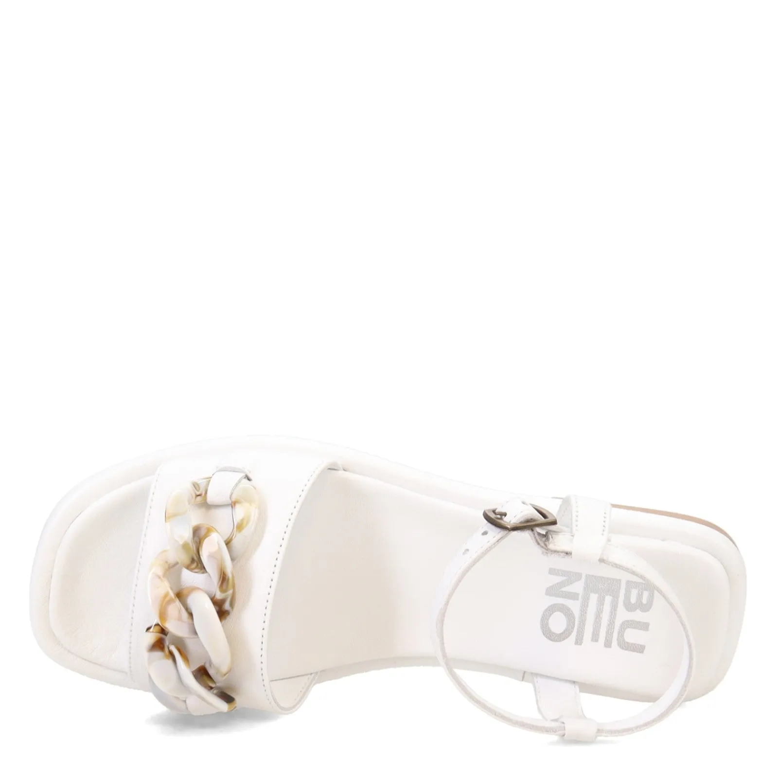 Hot Bueno Women's , Elaine Sandal White