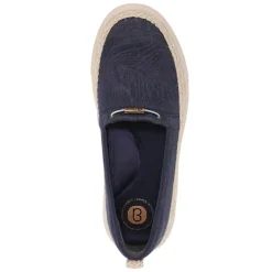 Discount Bzees Women's , Maui Slip-On Navy Blazer Palm Leaf