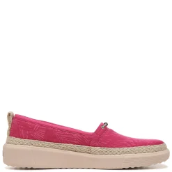 Sale Bzees Women's , Maui Slip-On Paradise Pink Palm Leaf
