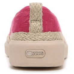 Sale Bzees Women's , Maui Slip-On Paradise Pink Palm Leaf