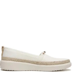 Hot Bzees Women's , Maui Slip-On White Palm Leaf