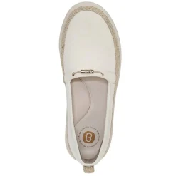 Hot Bzees Women's , Maui Slip-On White Palm Leaf