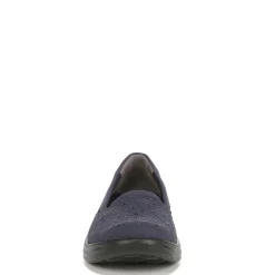 Bzees Women's , Poppyseed 3 Slip-On Navy