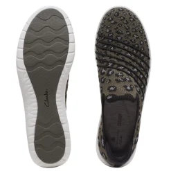 Clarks Women's , Adella Step Slip-On Olive
