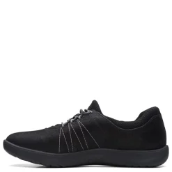 New Clarks Women's , Adella Stroll Sneaker Black