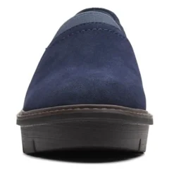 Online Clarks Women's , Airabell Mid Slip-On Navy Suede