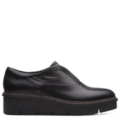 New Clarks Women's , Airabell Sky Slip-On Black