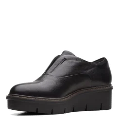 New Clarks Women's , Airabell Sky Slip-On Black