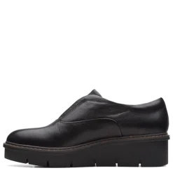 New Clarks Women's , Airabell Sky Slip-On Black