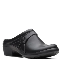Discount Clarks Women's , Angie Mist Clog Black