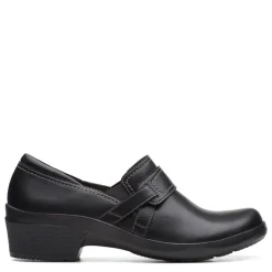Online Clarks Women's , Angie Poppy Slip-On Black