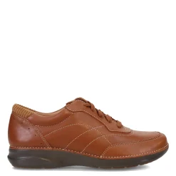 Online Clarks Women's , Appley Tie Sneaker Tan