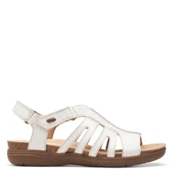 Clarks Women's , April Belle Sandal White
