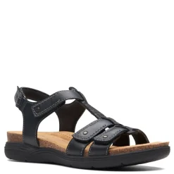 Online Clarks Women's , April Cove Sandal Black