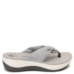 New Clarks Women's , Arla Glison Thong Sandals Heather Grey